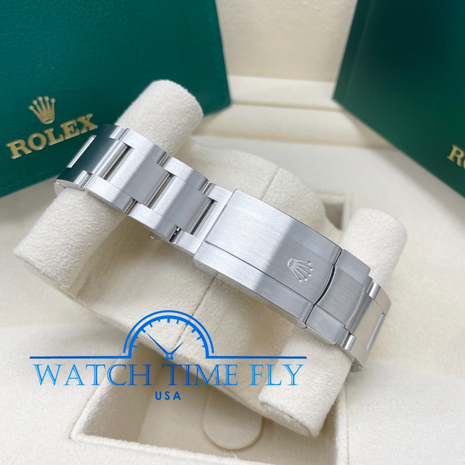 Rolex Oyster Perpetual 41mm 124300 Yellow Dial Stainless Steel Oyster Bracelet