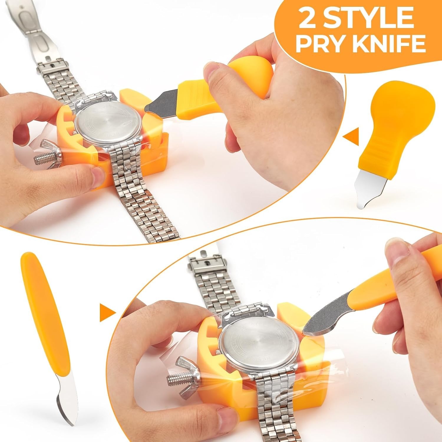 Professional Watch Case Opener and Repair Kit for All Types of Watches (88 Pcs)