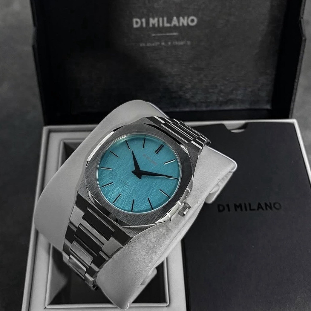 D1 Milano Light Blue Ultra Thin Bracelet Watch – D1-UTBU08