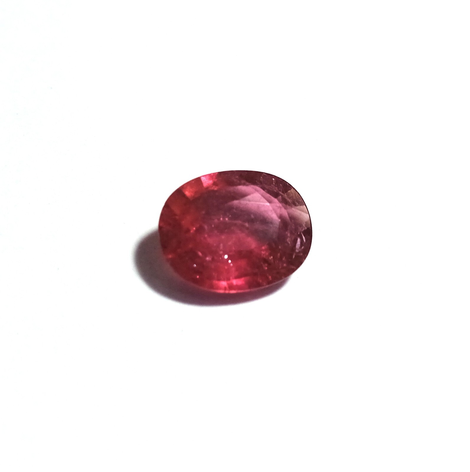 3.5 Carat Natural AAA Grade Faceted Pink Tourmaline Cut Oval Shape Gemstone