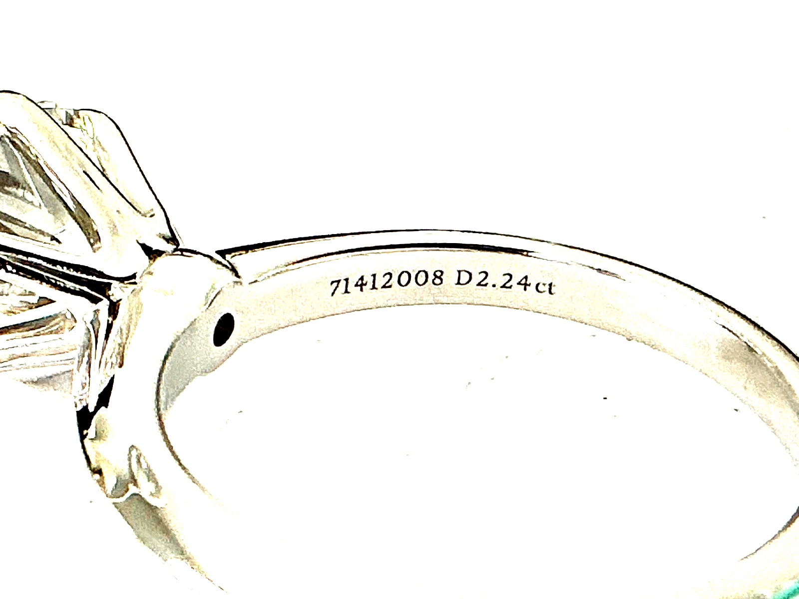 Tiffany & Co Platinum Diamond Round Engagement Ring 2.24 CT H VVS2 3X $69k NEW