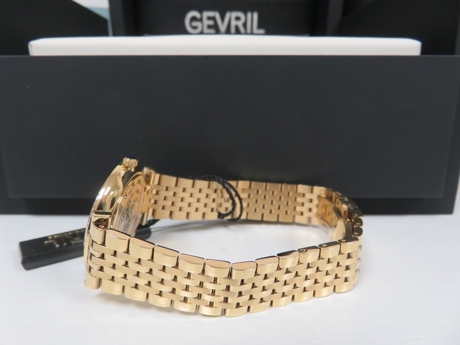 Gevril 15221BD Women’s IPYG Atelier 57 Quartz Diamond Watch
