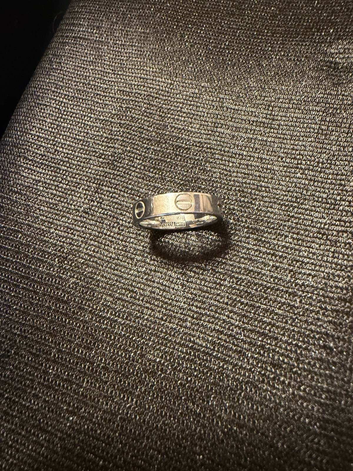 Cartier Love Ring 18K White Gold Size 7