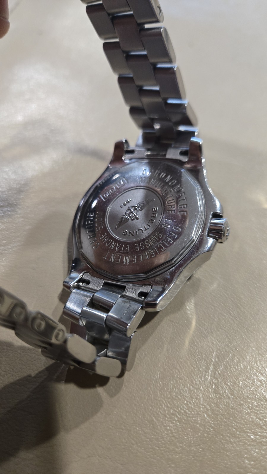 Breitling Colt Automatic A17380 41mm Stainless Steel Black Dial Watch