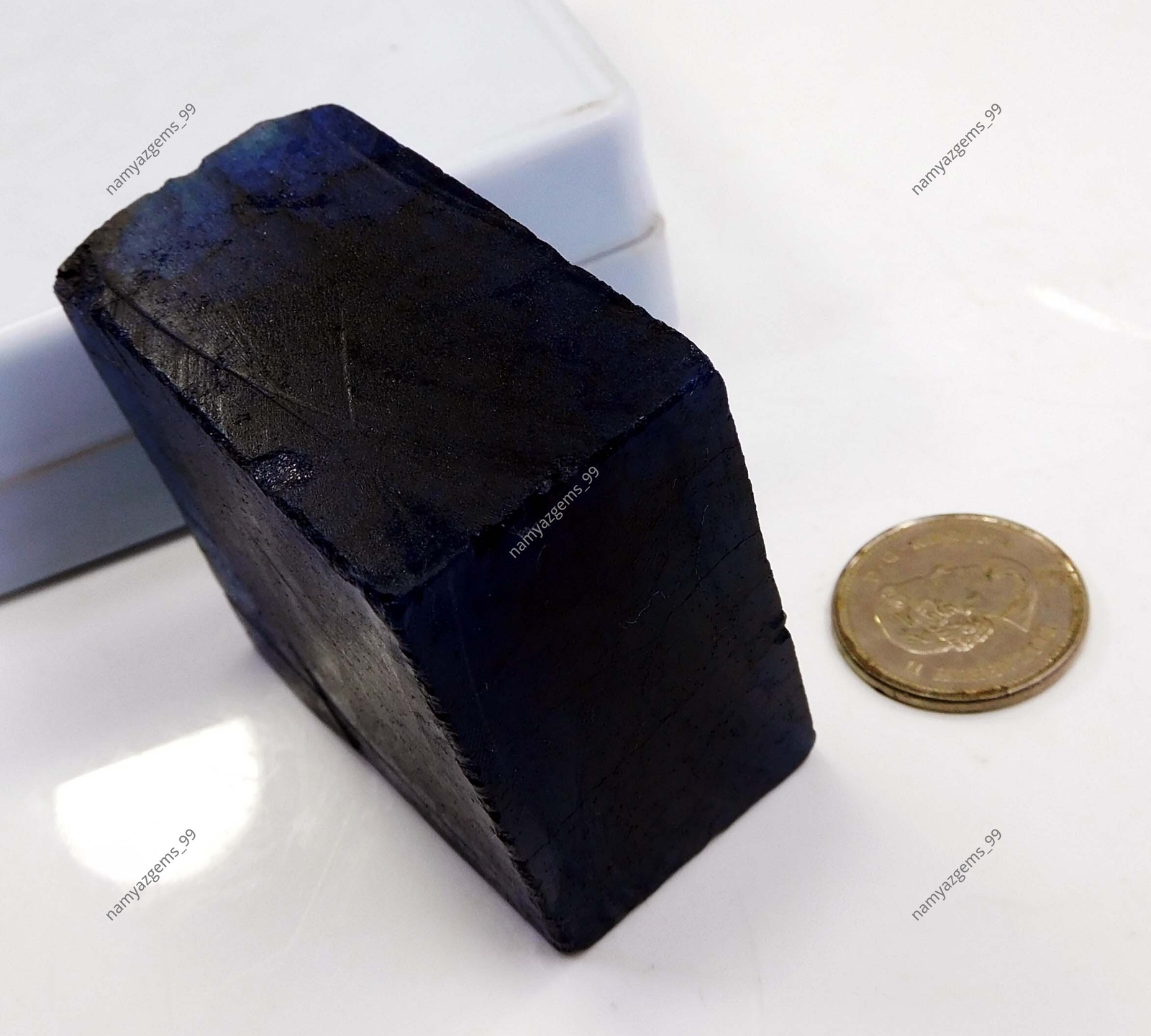 777.00 Ct Natural Translucent Blue Tanzanite Rough Certified Loose Gemstone