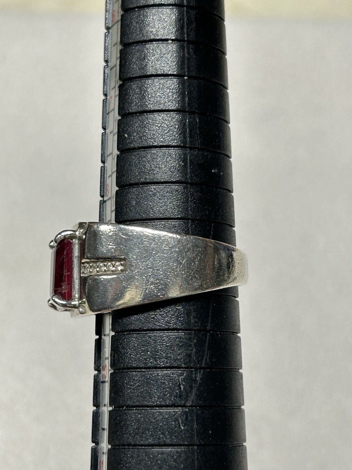 Designer Bangkok Ratnaraj Jewelers 925 Ring Band Size 9-9.5, 8.56g