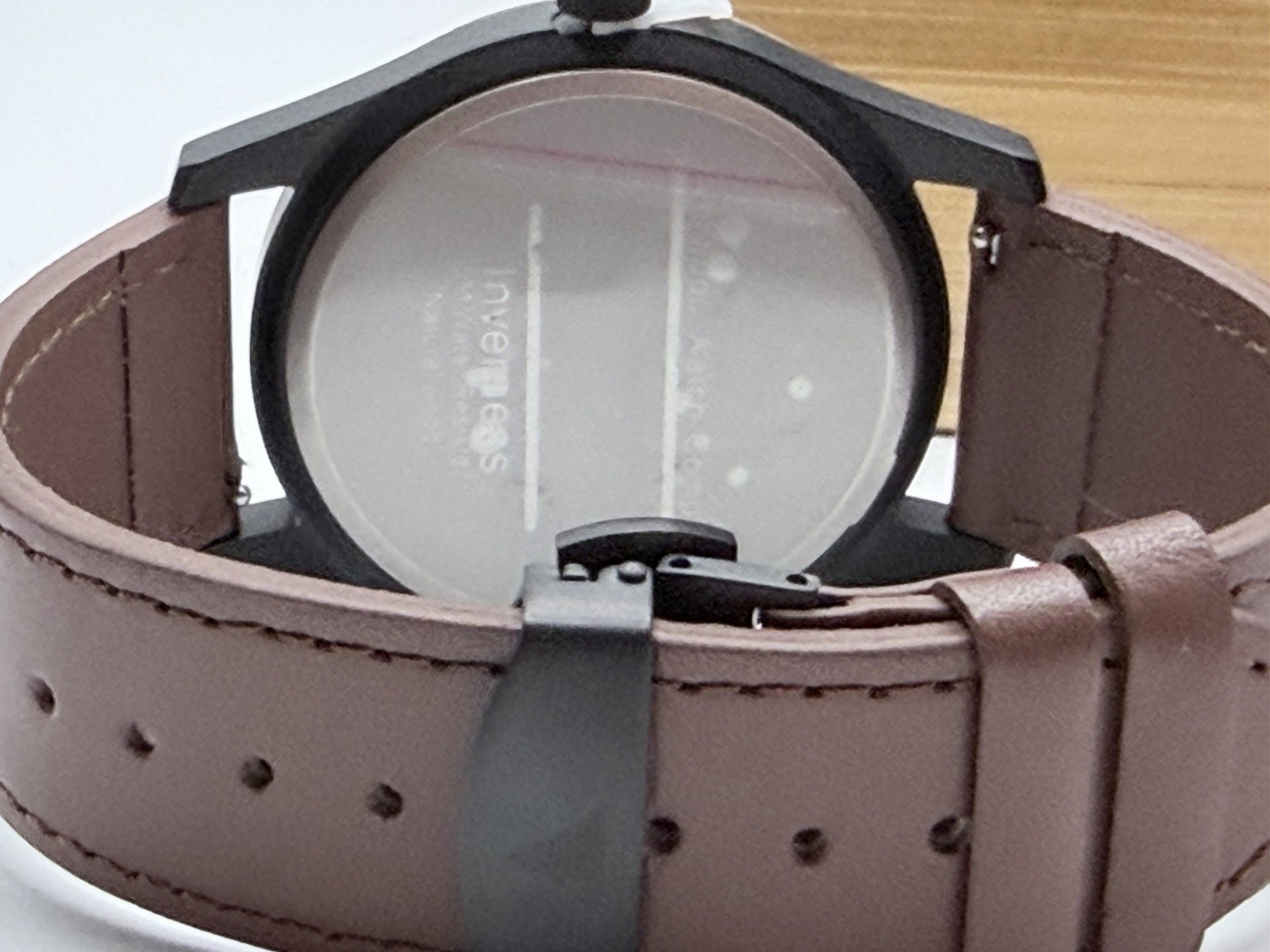 Watch Everwood Inverness Walnut Wood & Brown Leather