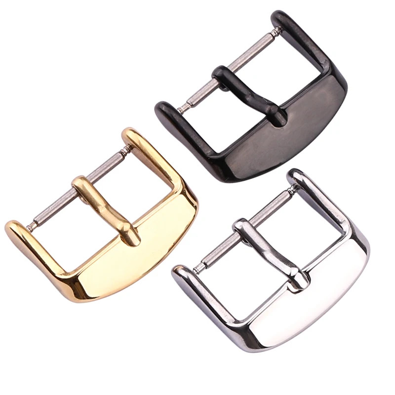16mm 18mm 20mm 22mm 24mm 15pcs Stainless Steel Watch Buckle Set Metal Clasps