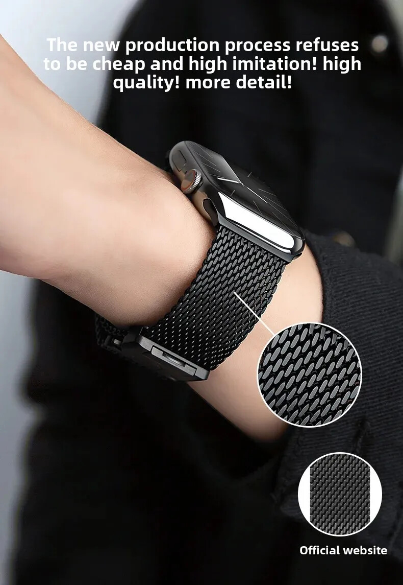 Titanium Metal iWatch Band Strap For Apple Watch Ultra 11 10 9 8 7 6 5 4 SE 3 2