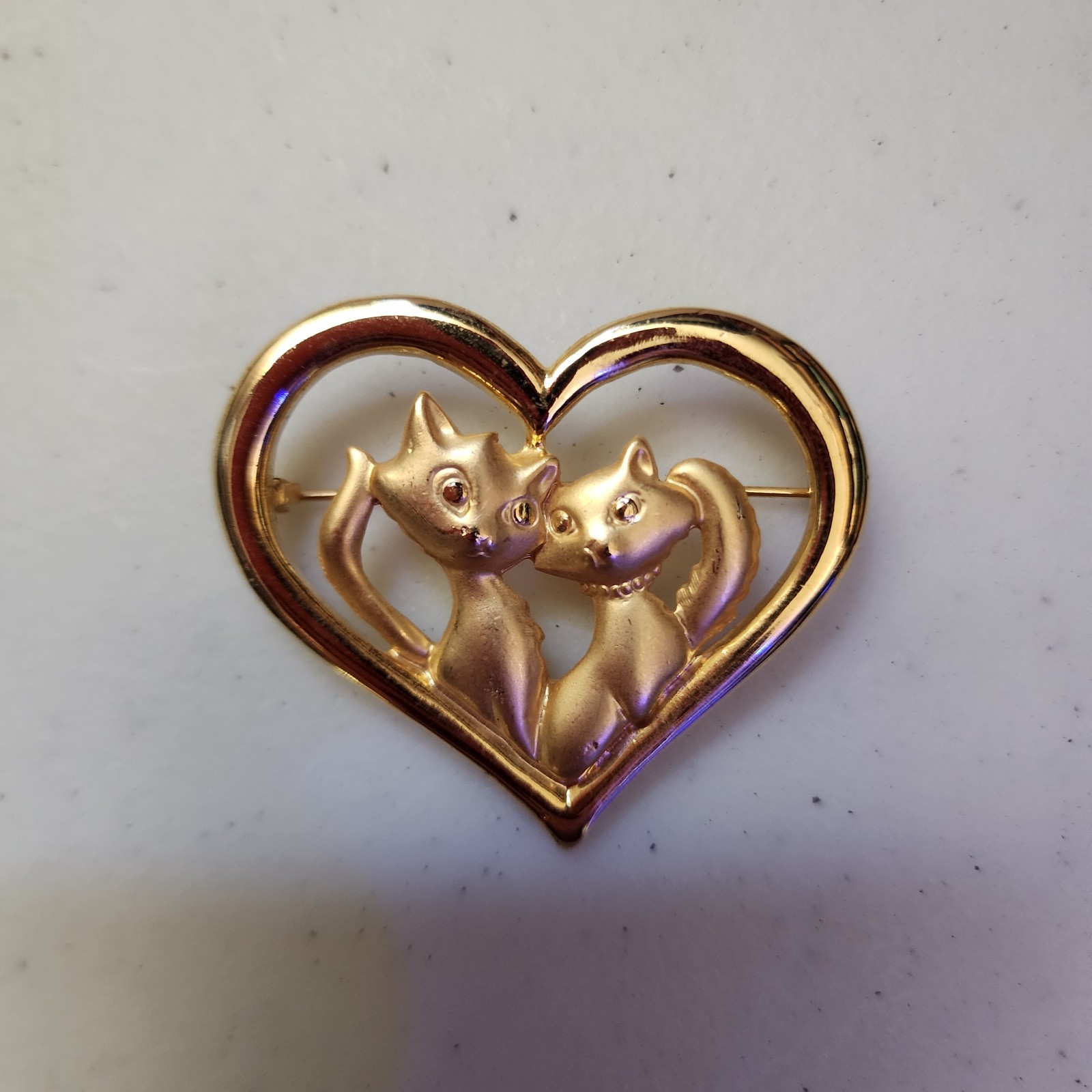 Vintage Gold Tone Jewelry Lot 6pc Danecraft Cat Lieba Scarf Clip Enamel Lizard