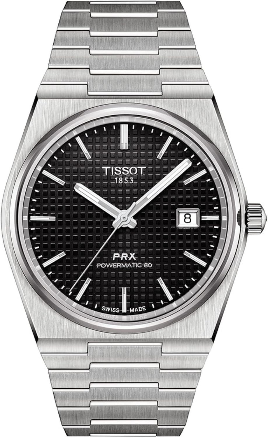 New Tissot T1374071105100 PRX 80 Mens Watch Black Dial Japan
