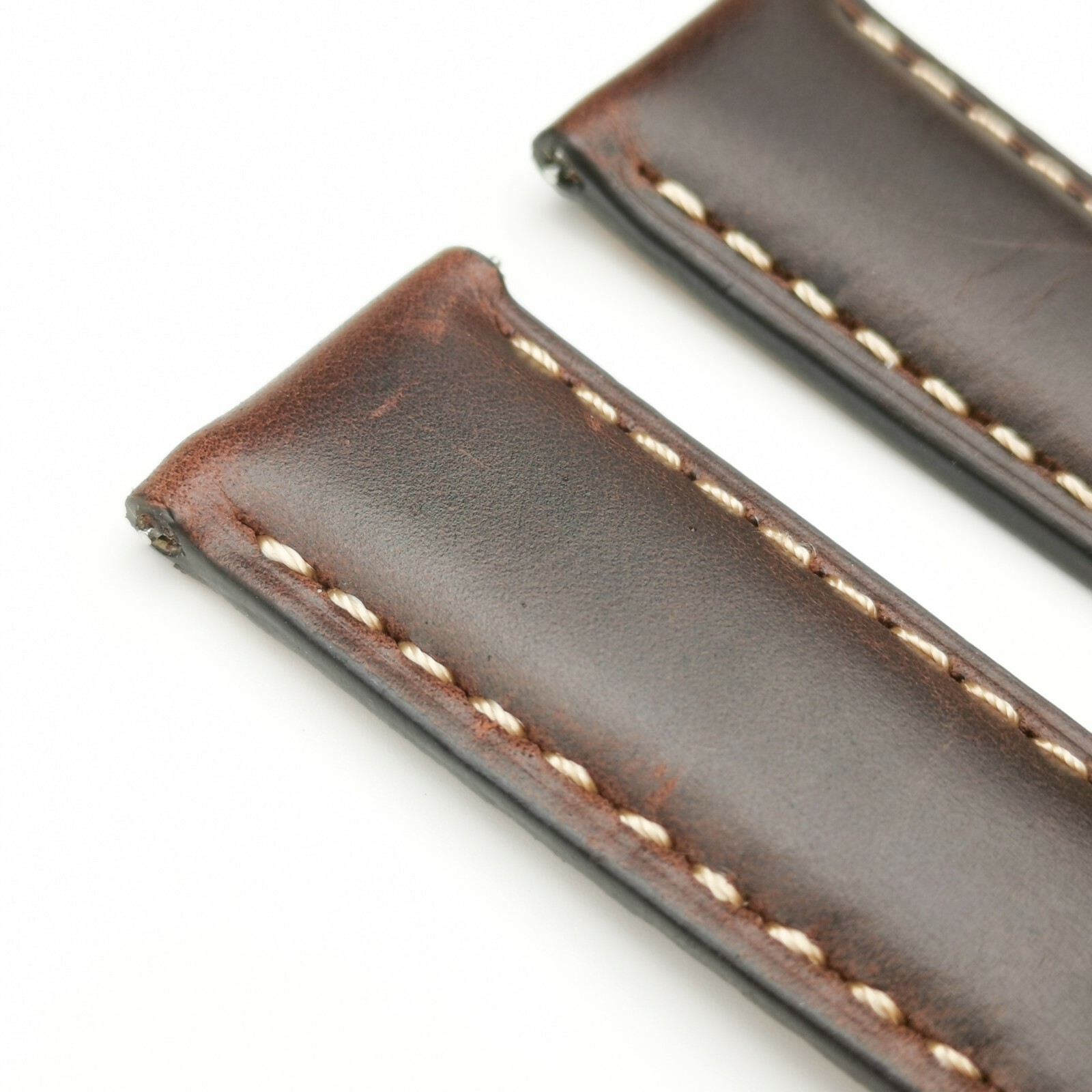 Handmade Premium Calf Skin Leather Watch Strap Band Brown 18mm 20mm 22mm 24mm