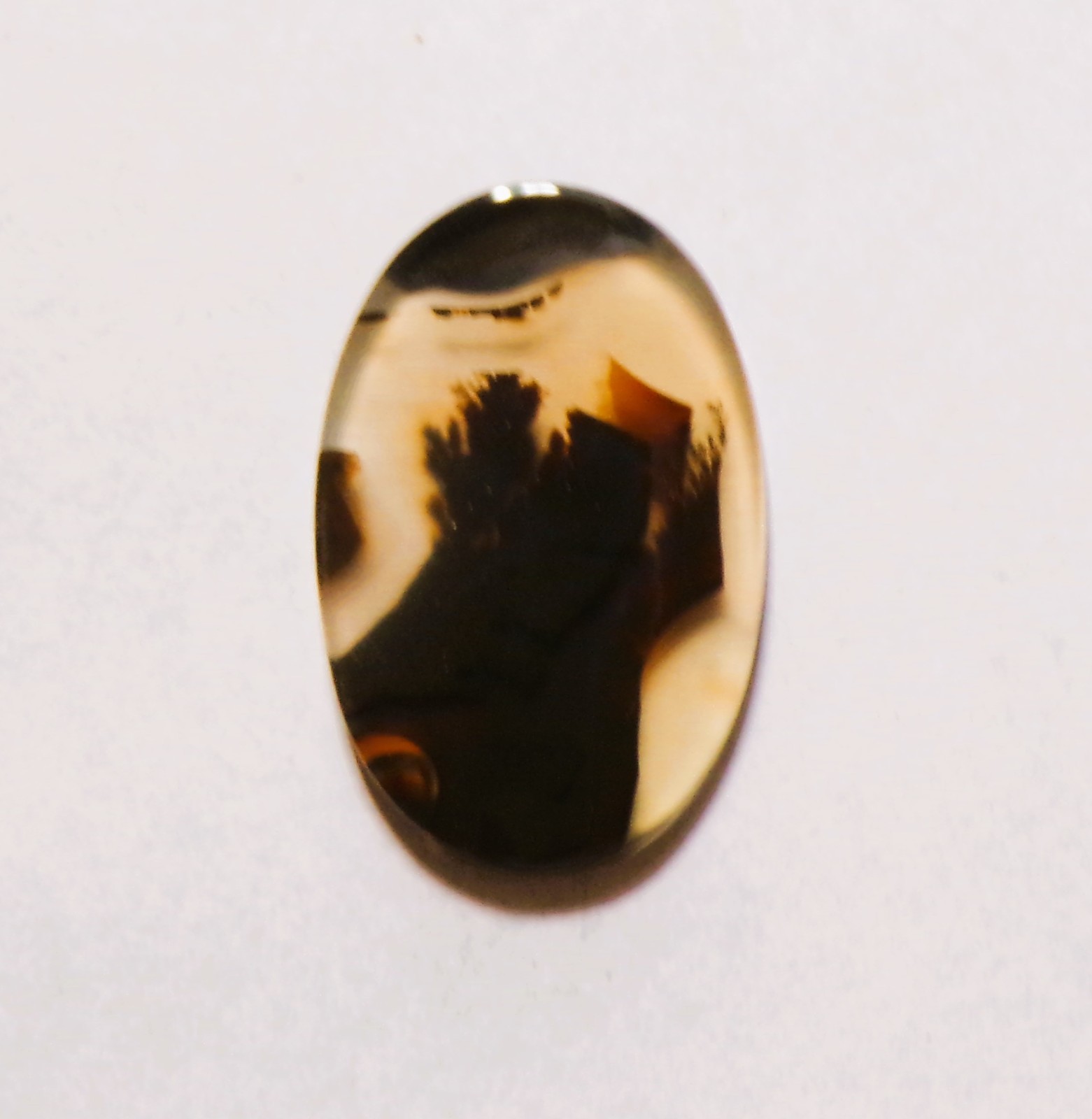 6.40 Cts Natural Shazar Dendritic Agate Cabochon Loose Gemstone 23X15X1.9MM 192