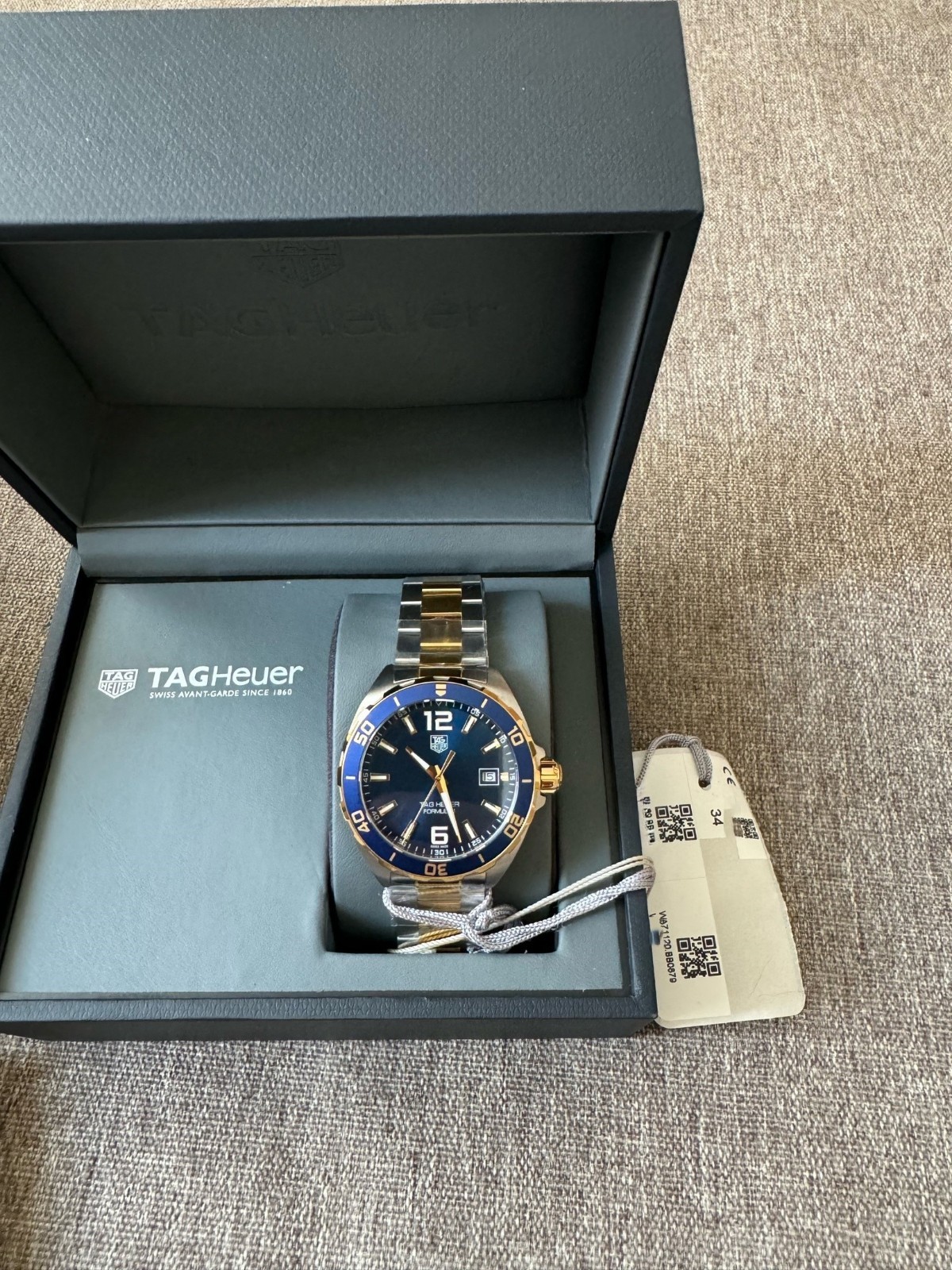 TAG Heuer Formula 1 Quartz Steel Blue Gold Men’s Watch WAZ1120.BB0879