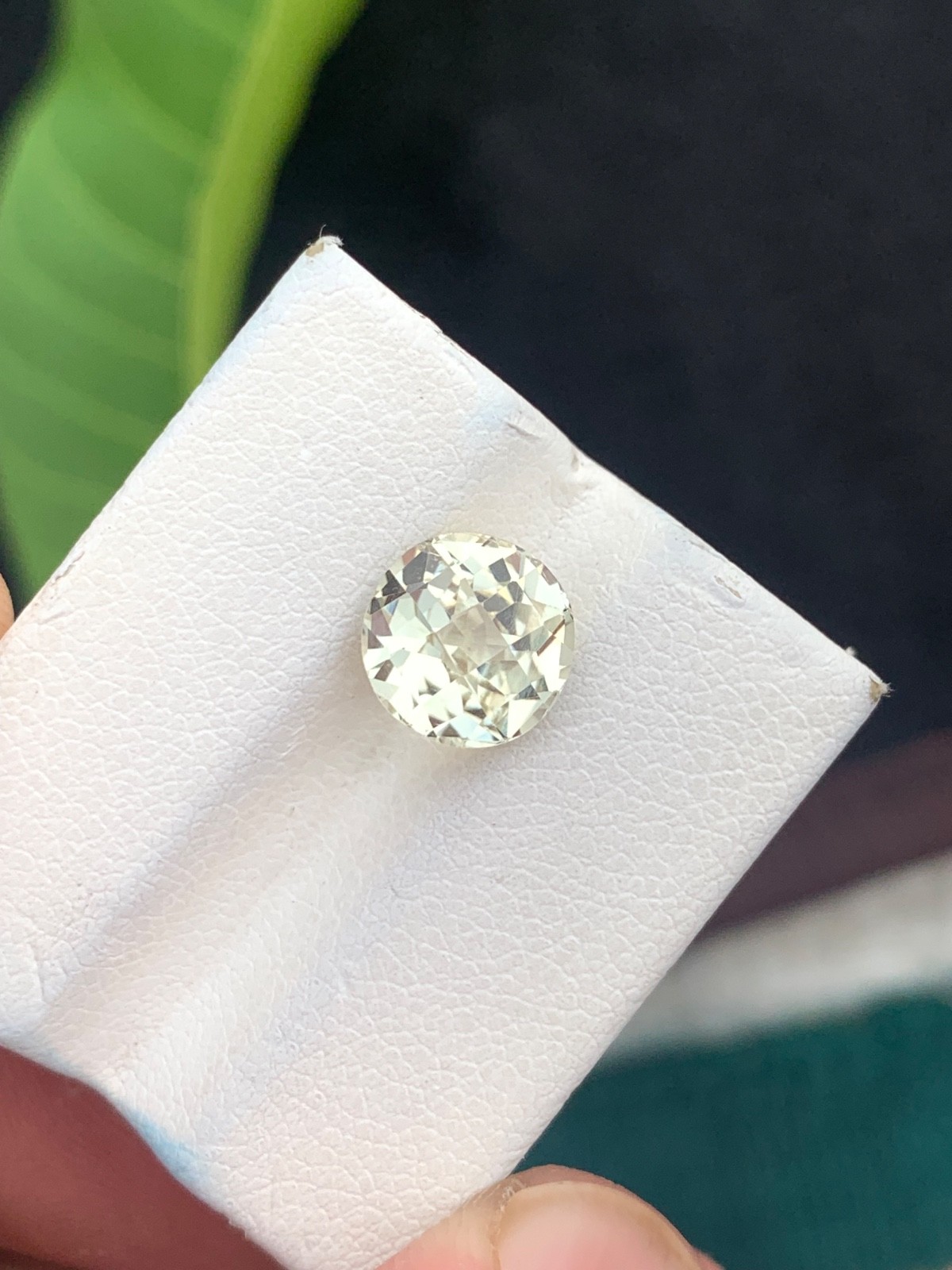 2.80 Ct Natural yellow kunzite round shape Loose Gemstone from Afghanistan”