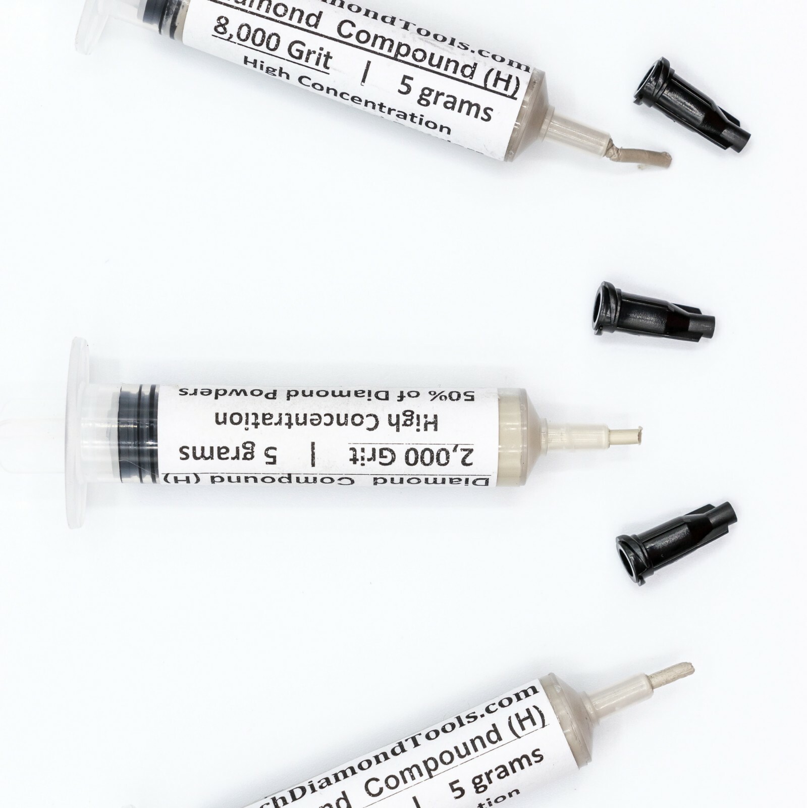 Diamond Paste Compound Polishing Lapidary 10 grams 50,000 Grit to 400 Grit (H)