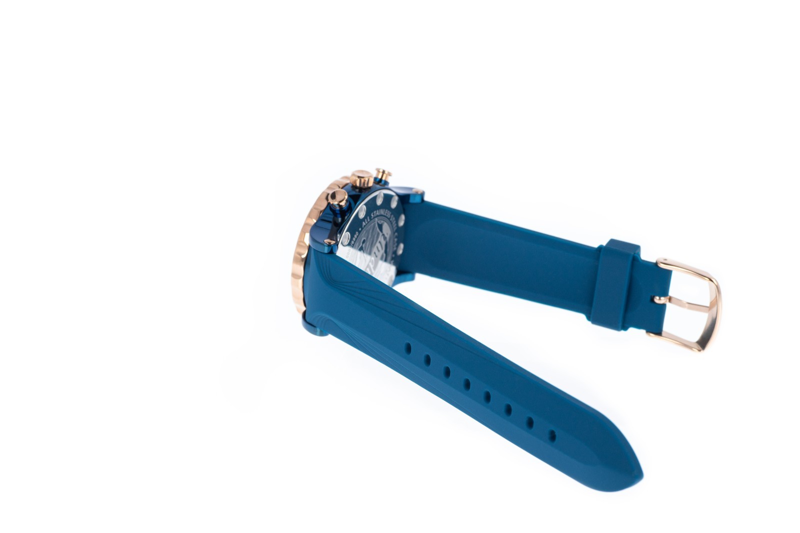 Vostok Europe Undiné Chronograph VK64-515E628 Blue Mecha-Quartz Diver Watch 39mm