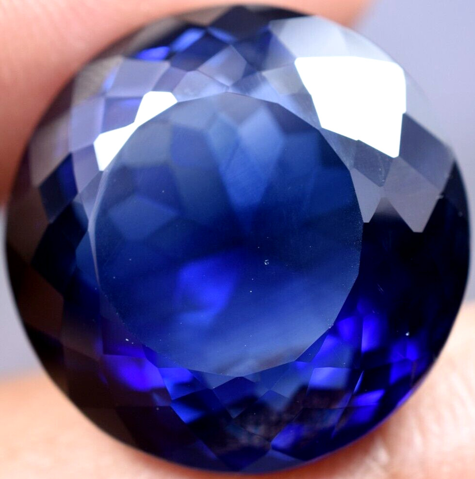 Natural 40.55 Ct GIGANTIC Royal Blue Sapphire GGL Certified Loose Gemstone