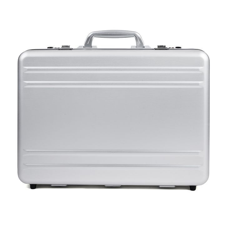 Invicta 18 Slot Aluminum Watch Briefcase IPM547X-SIL Lock Luxury Storage Case