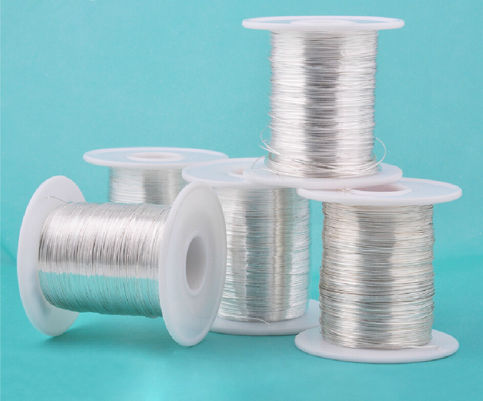 1M 99.99% Pure Sliver Round Wire Dead Soft Fine Silver Craft Wire 18ga-32ga