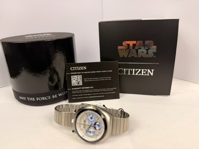 Citizen Star Wars R2-D2 Chronograph AN3666-51A New Full Set Box Tags