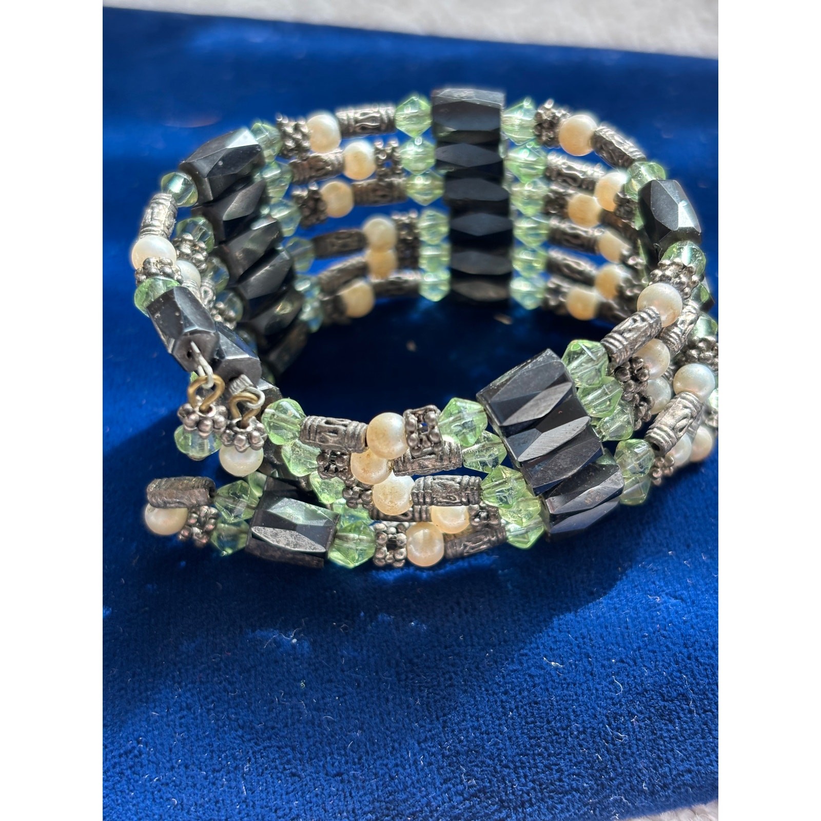 Vintage Magnetic Magnetite Multi-Strand Beaded Bracelet Necklace Choose 1
