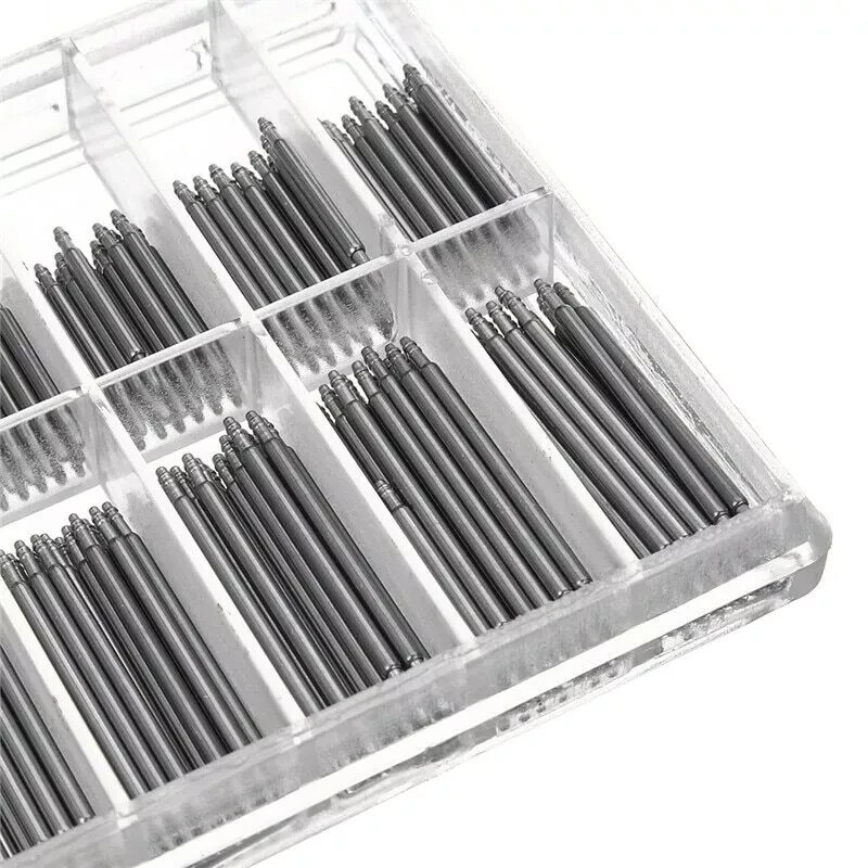 360 pc Watch PINS SPRING BARS Band Strap Link 8-25mm Repair Kit Stainless Steel