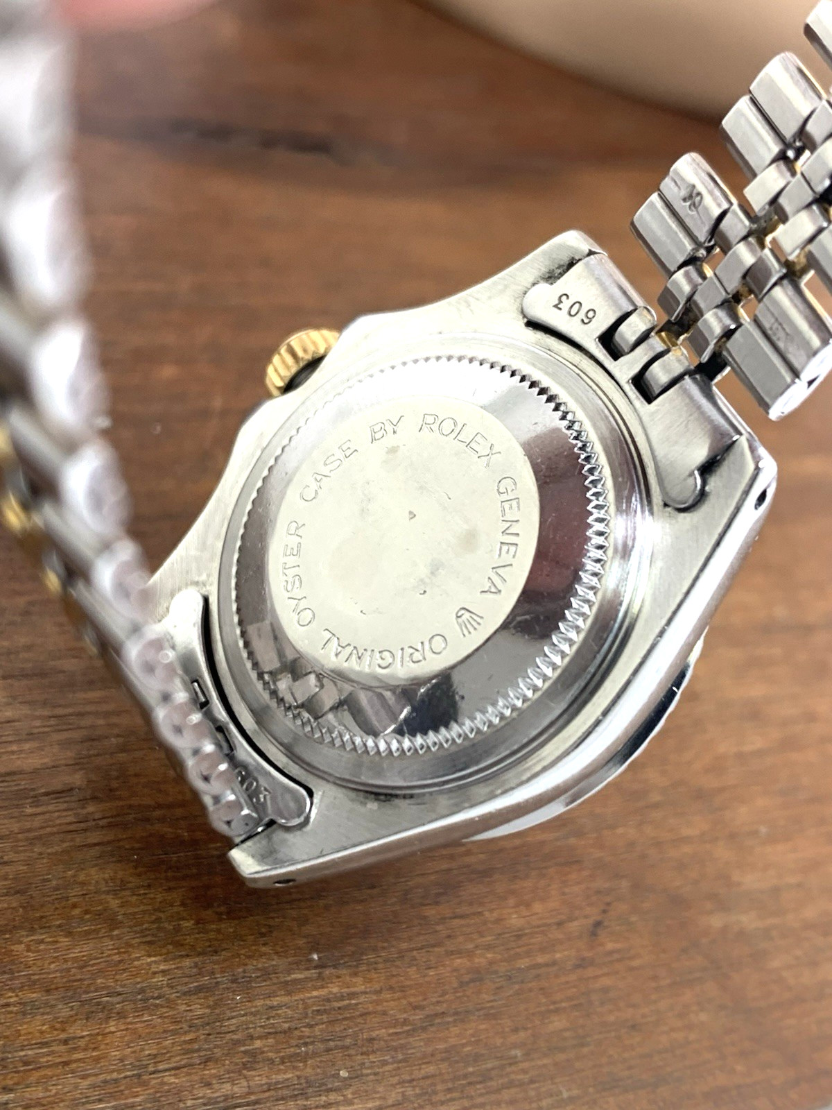 Tudor Women’s Watch Vintage Swiss Automatic White Dial Two Tone Gold Steel 27mm