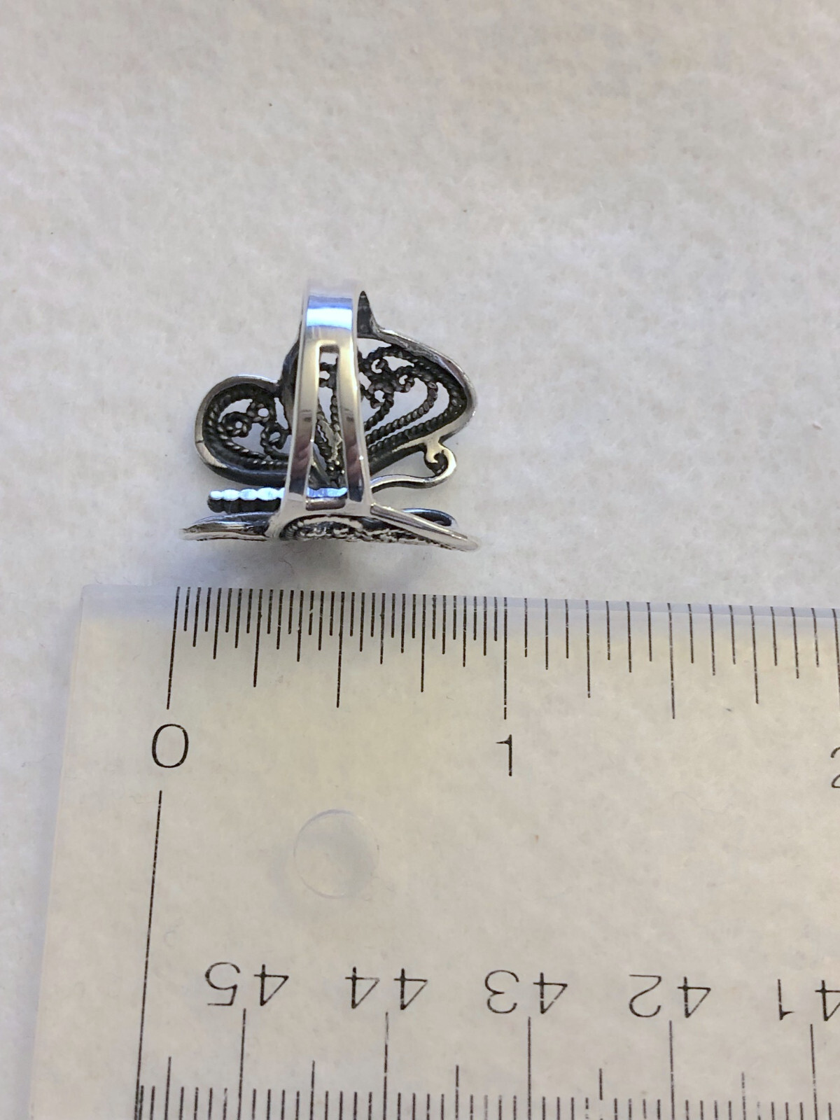 Wildthings Sterling Silver Filigree Butterfly Ring Sizes 6-7-8-9