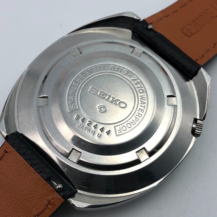 Vintage 1969 Seiko 5 Sports 6119-7170 Rally diver Checker flag Automatic #2106