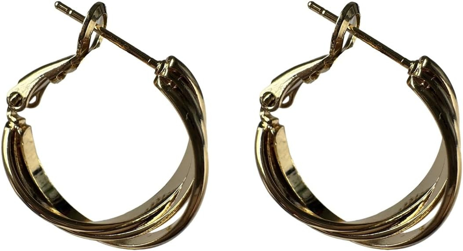 Small Hoop Earrings for Women Trendy Hypoallergenic 925 Sterling Silver Post