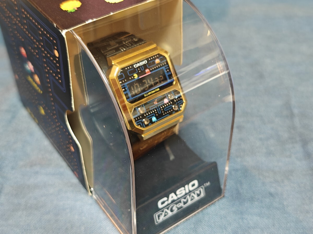 Casio A100WEPC-1BJR PAC-MAN Collaboration Digital Watch Gold Limited Japan