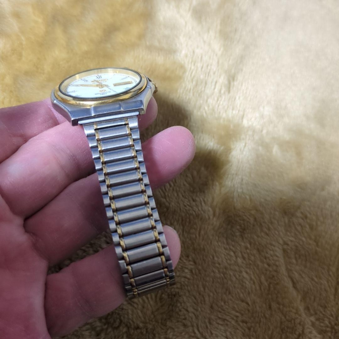 SEIKO SPORT150 5H23-8B60 Quartz White Dial