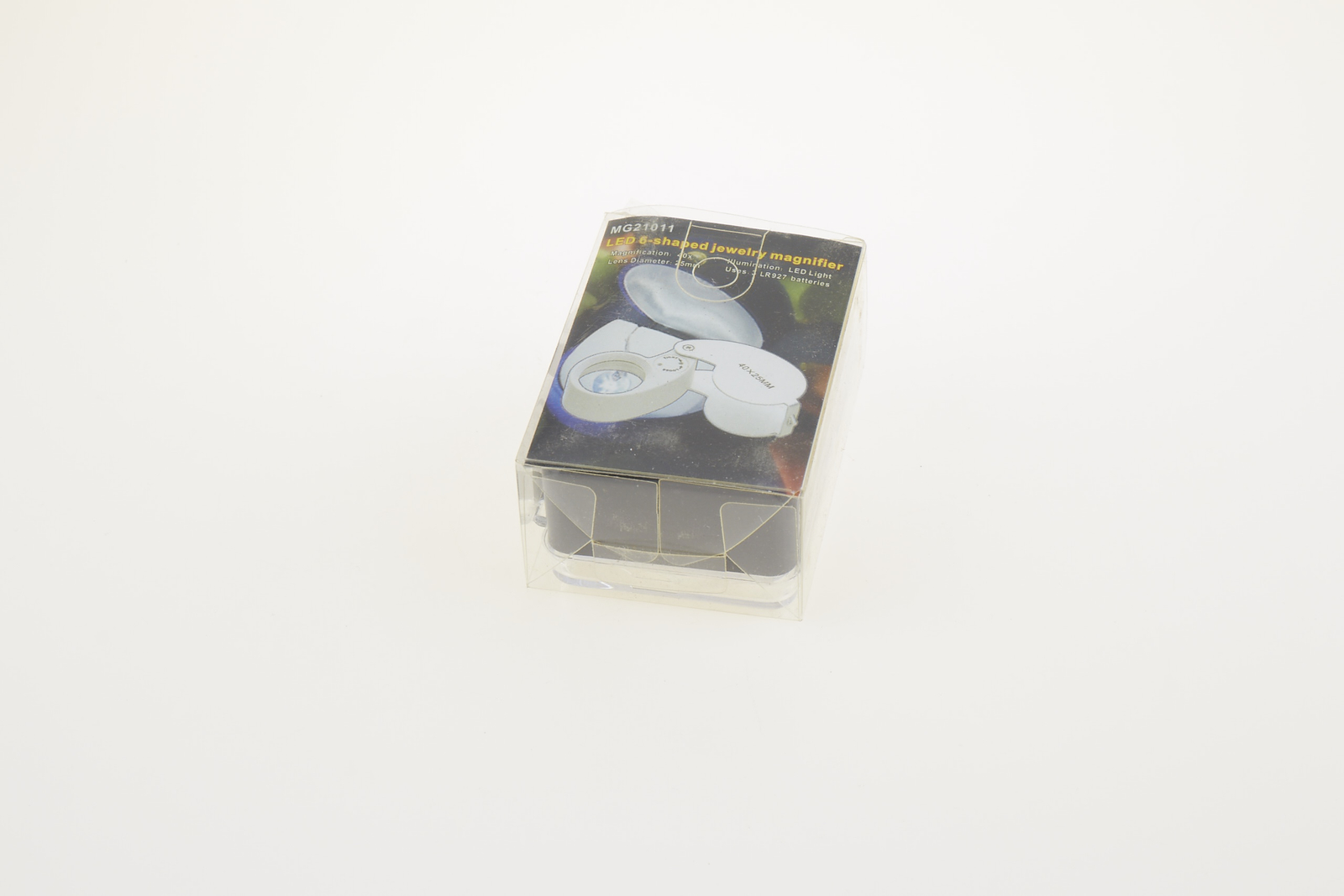 Magnifier lens 40x plastic led light ø 25 mm Magnifier with Flash Light