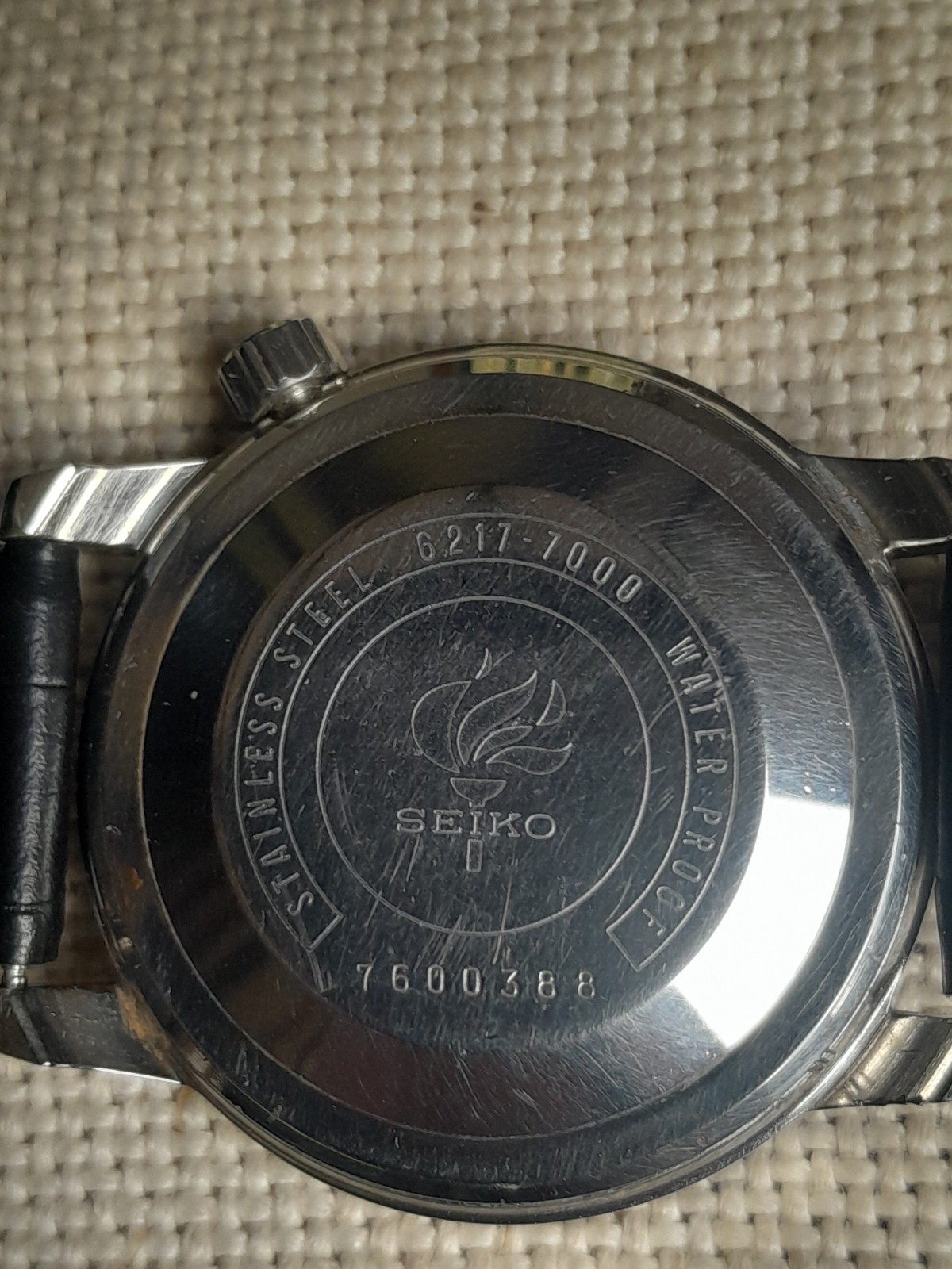 1967 SEIKO World Time 6217-7000 Rerun “64”Tokyo Olympic, Sunburst Gunmetal Dial