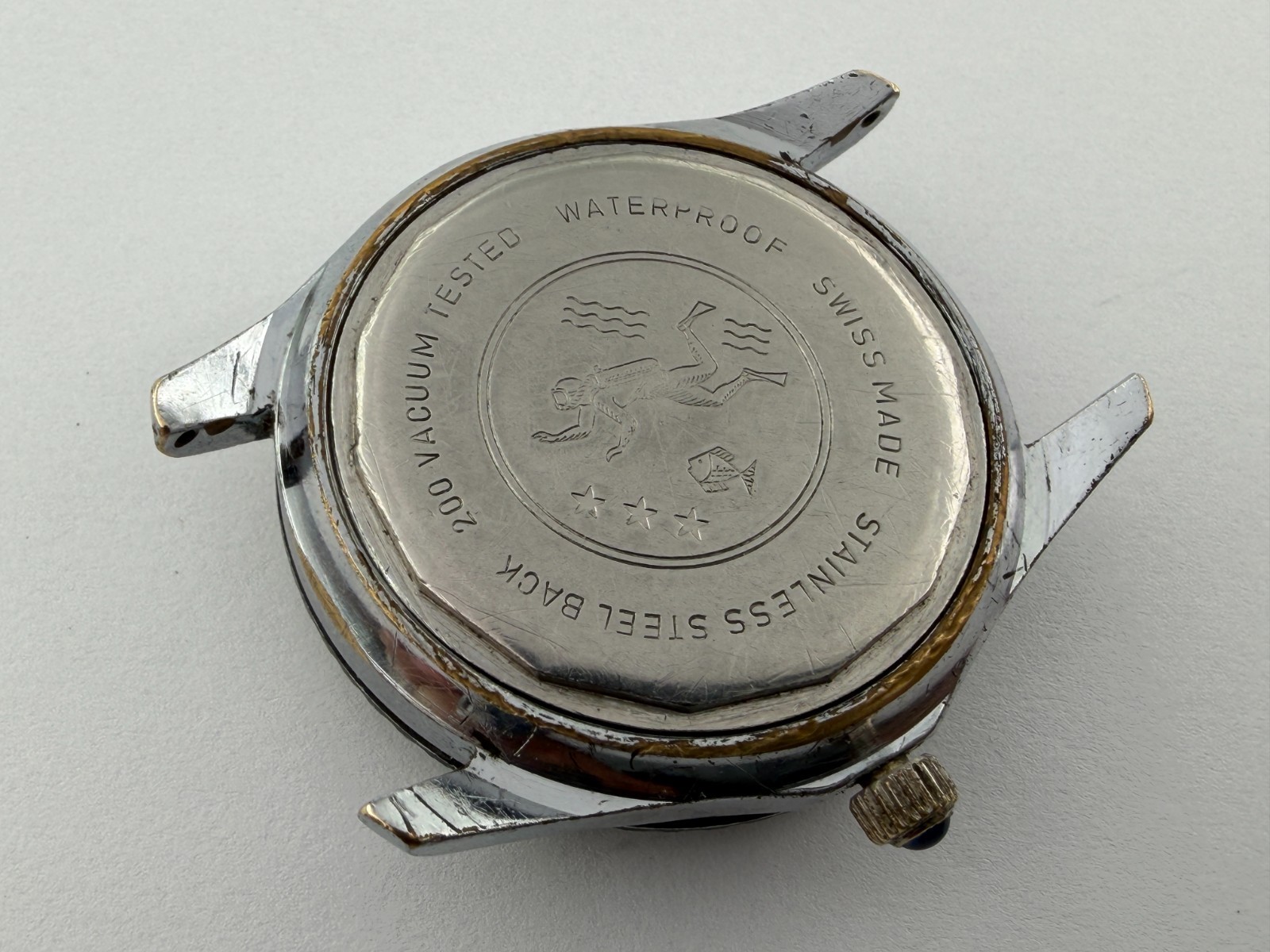 Vintage SICURA Submarine Diver 200 Super Waterproof Cal ETA 8021 Manual – 38 mm