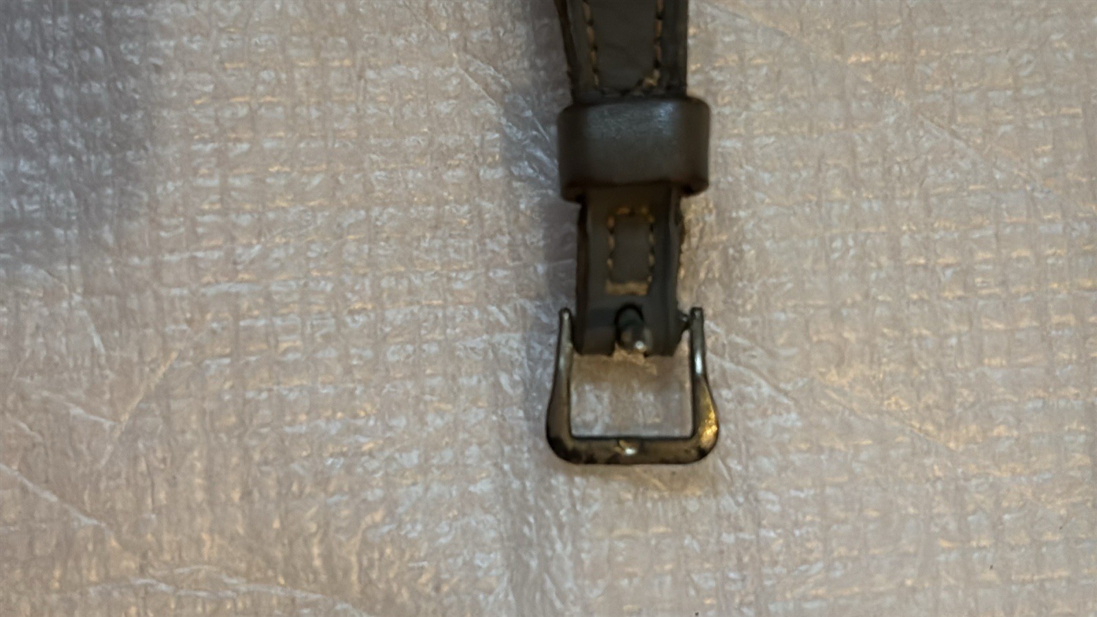 Vintage Aureole Women’s Mechanical Watch. Running. Leather Band