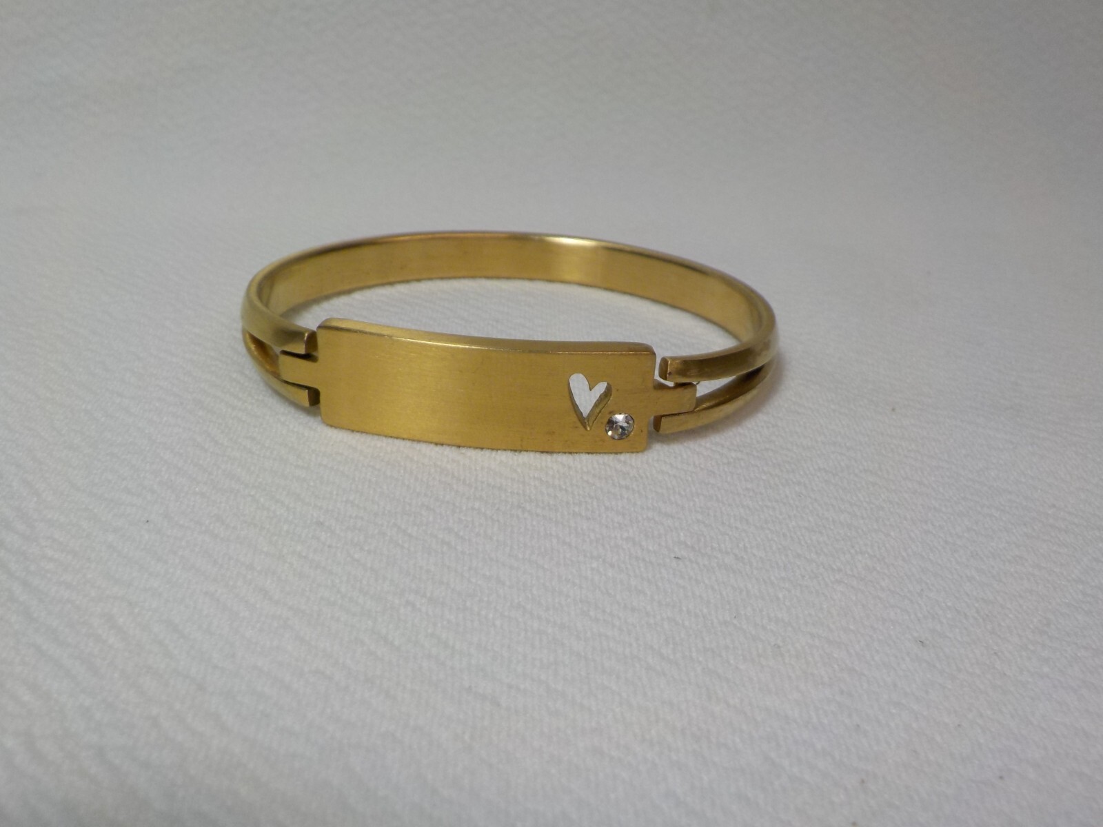 JK BY THIRTY ONE HEART & SOUL RHINESTONE BANGLE BRACELET