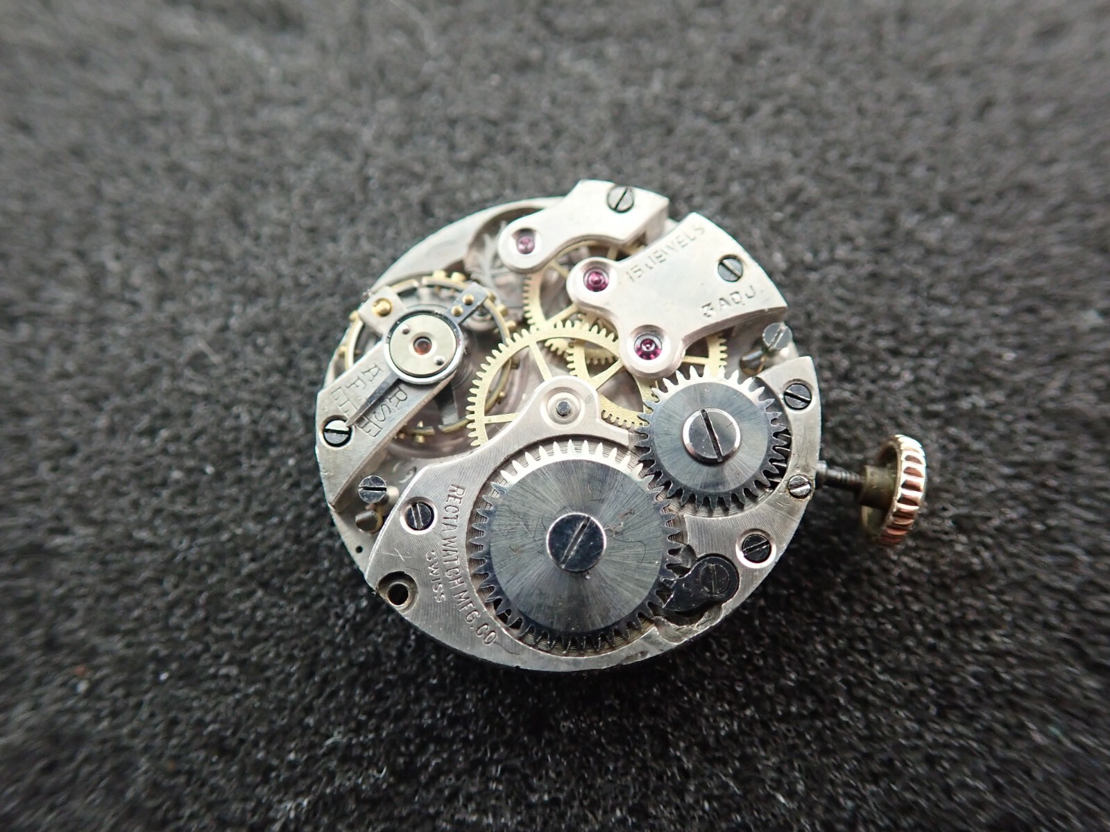 VINTAGE 23.5MM RECTA WRISTWATCH MOVEMENT