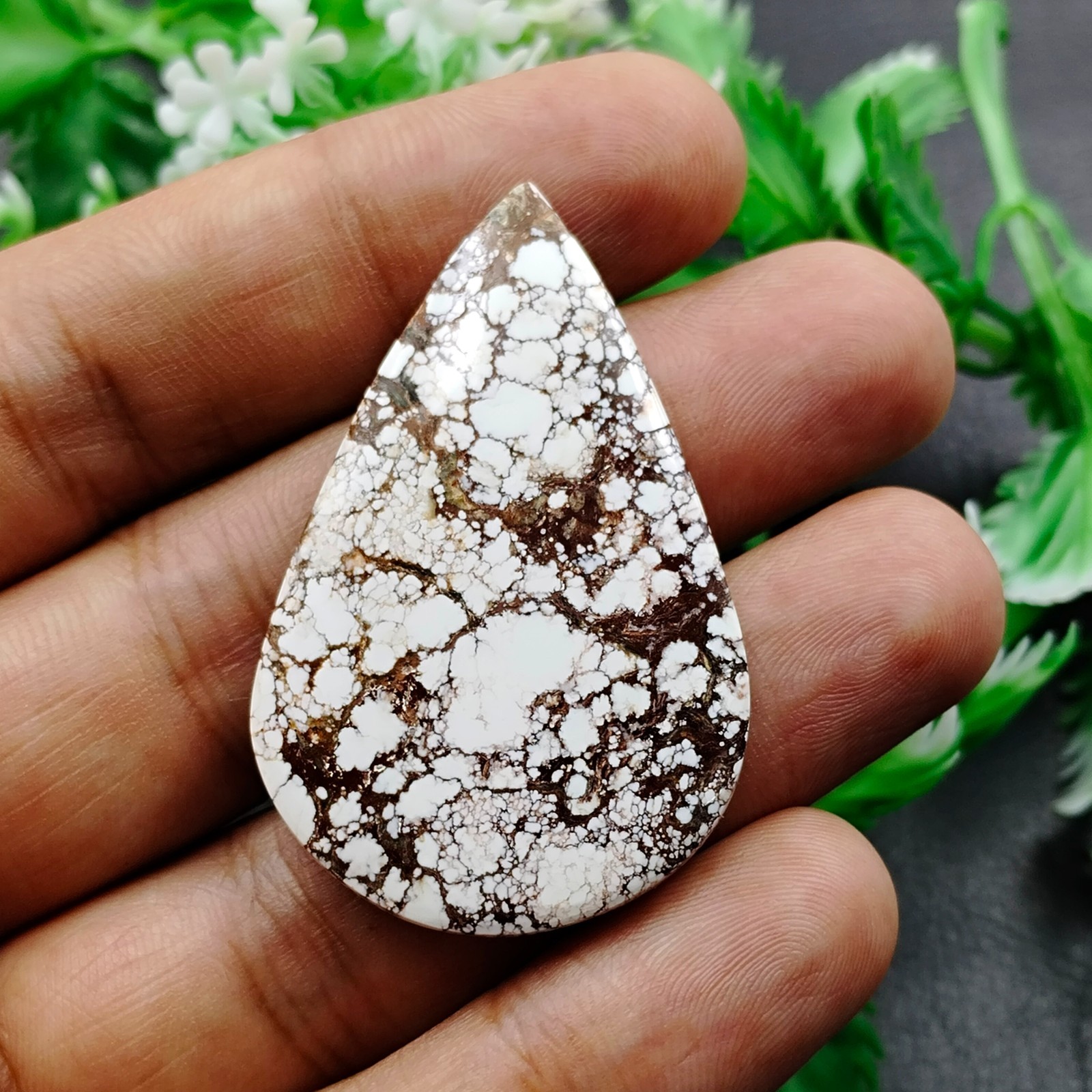 Loose Wild Horse Magnesite Cabochon Gemstone 67 CTS For Jewelry Making