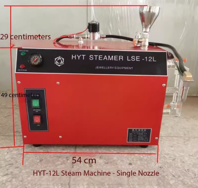 High-Temperature, High-Pressure Steam Cleaner, 12-Liter Steam Cleaner