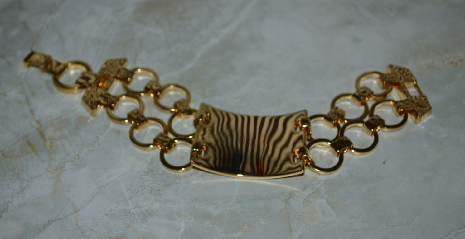 Henri Bendel Hammered Statement Bracelet