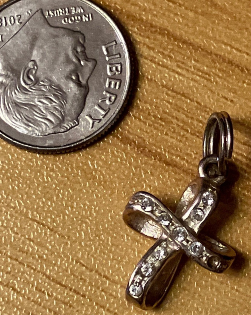 Sterling Silver 925 Infinity Cross Pendant