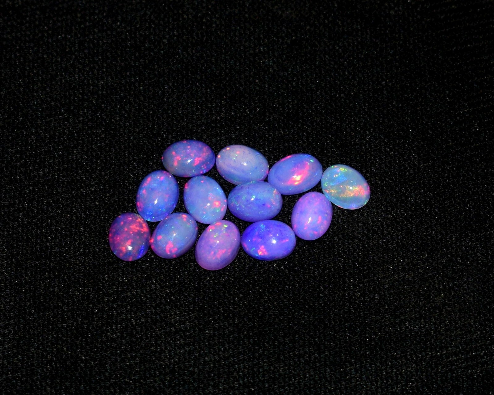 6x8MM 12Pcs Natural Ethiopian Light Purple Opal Loose Gemstone cabochon S3960