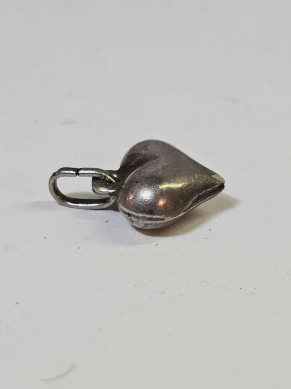 vtg 925 Sterling Silver Italy Charm/ Pendant Heart Small- S10