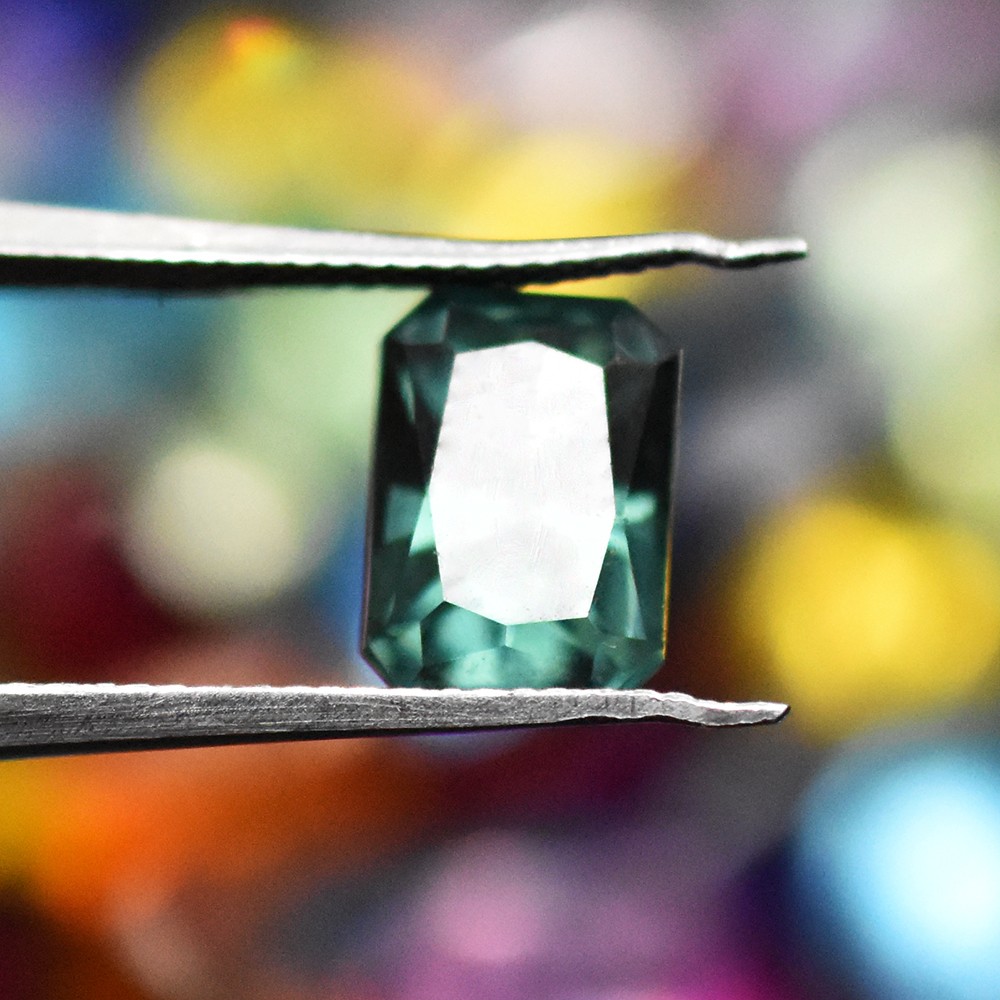 Certified 7×5 mm Natural Mix Color Sapphire Emerald Cut Gemstone 12.00 Ct Lot