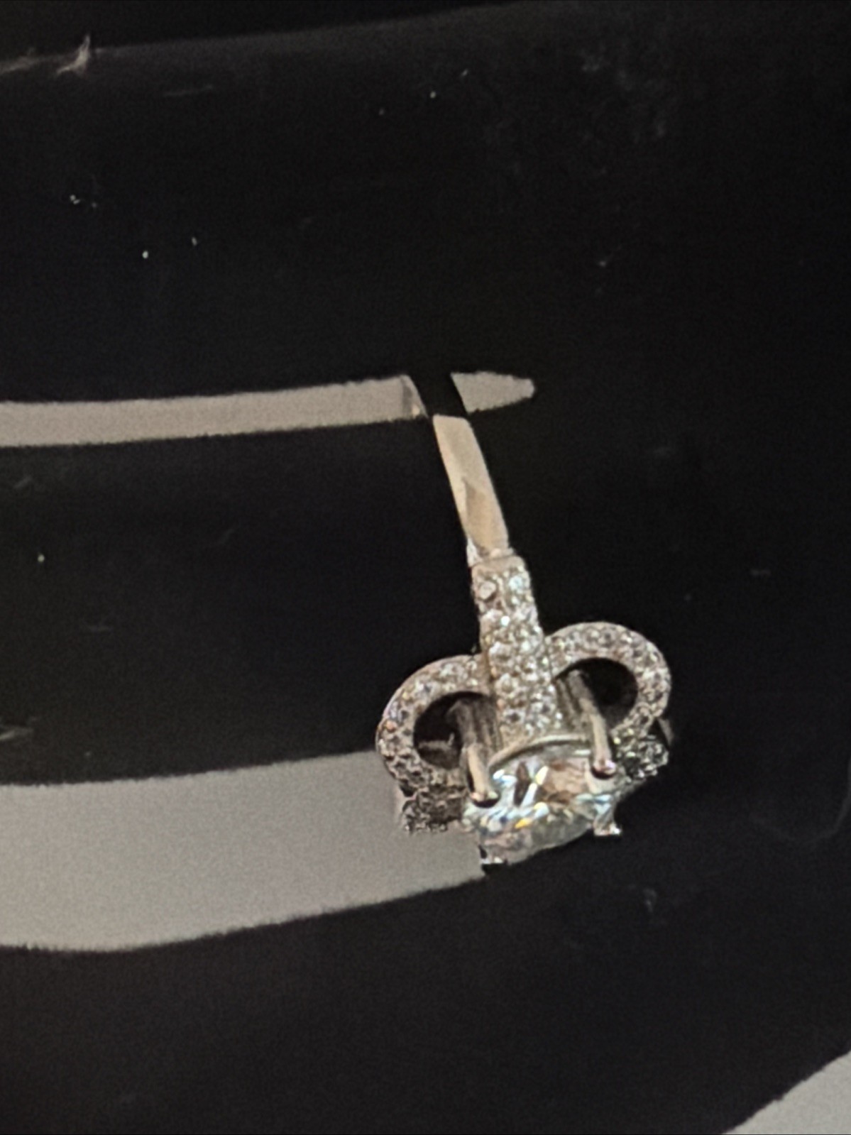 1CT Mauboussin Chance of Love Moissanite Ring Size 6 #N153 SS925 New N Gift Bag