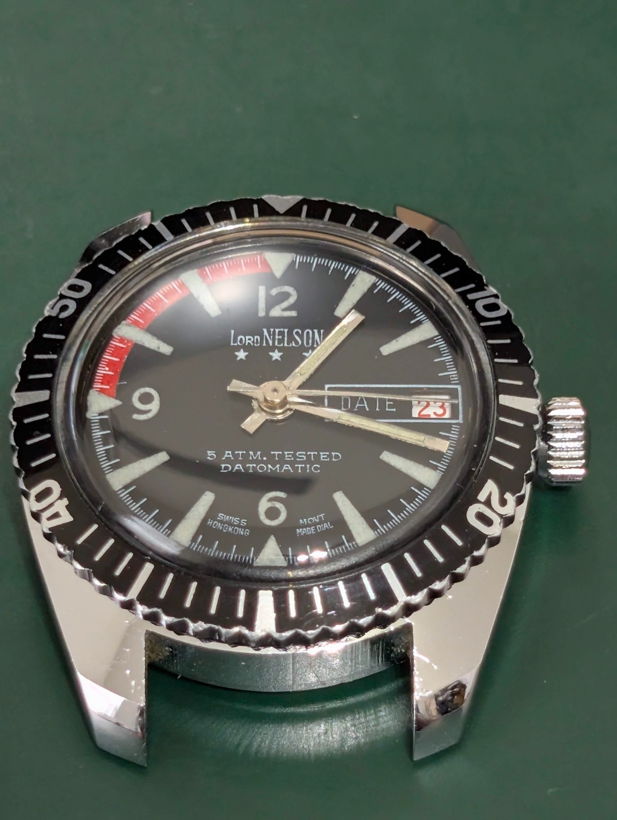 Vintage Lord Nelson Dive watch | Manual | Date | 33 mm | Swiss | Read Desc