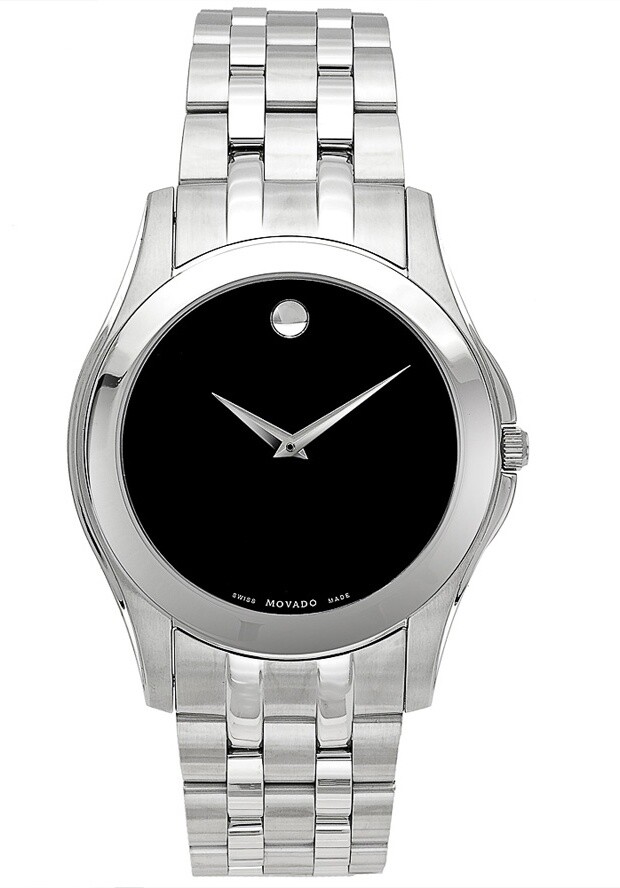 Movado Veturi Men’s Quartz 130969 Black Dial Watch $895