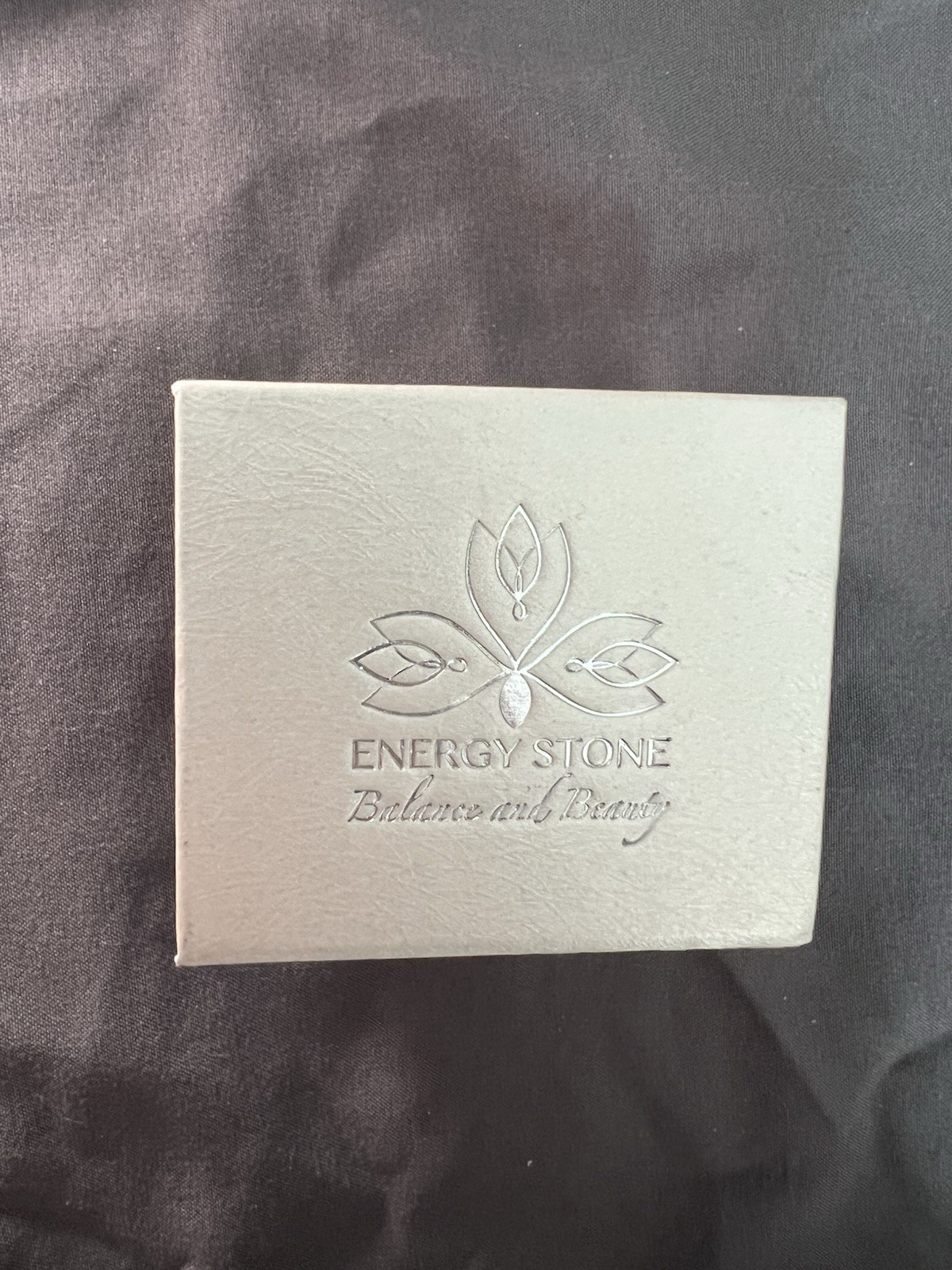 Tree of Life fidget ring Energy Stone “Balance and Harmony” Silver band w/ Box